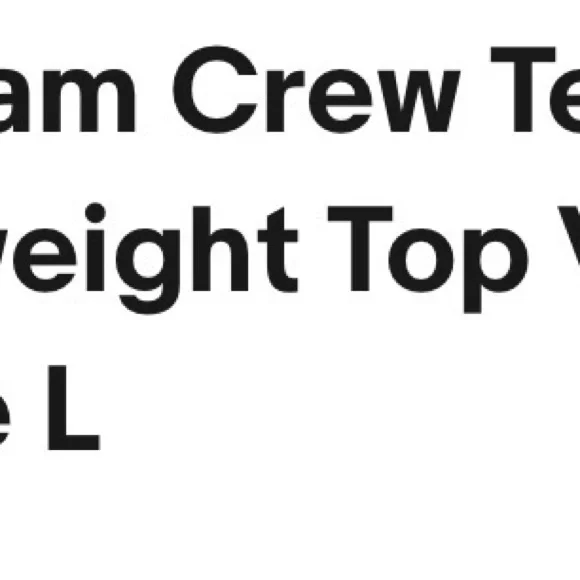 Vuori women’s daydream crew tee Teal Crewneck Sweater Large - Picture 4 of 5